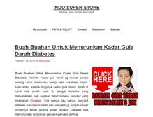 Tablet Screenshot of indosuperstore.com